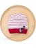 Вязаная белая шапочка в красную полоску Barbaras для девочки - купить новинку Весна 2017