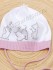 Летняя шапочка для новорожденных со стразами Котята