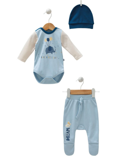 Комплект одежды 3 предмета, Caramell DREAM BOY, голубой
