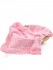 Розовый ажурный плед для новорожденной девочки
