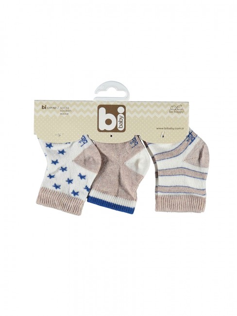 Носочки для новорожденного мальчика, 3 пары