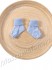 Детские вязаные носочки для малышей с узором