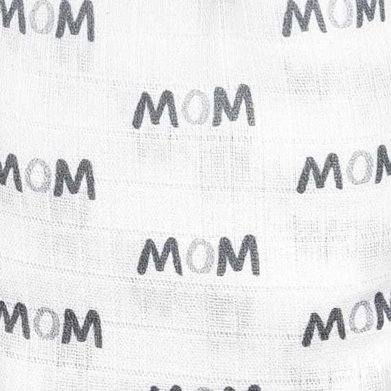 Муслиновая пеленка Adam Stork Grey Wow Муслиновая пеленка Adam Stork Grey Wow