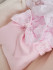 Конверт-одеяло на выписку "Милан" атлас (нежно-розовый с белым кружевом)