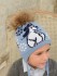 Голубая шапка зимняя Миалт Полярник по цене 2350