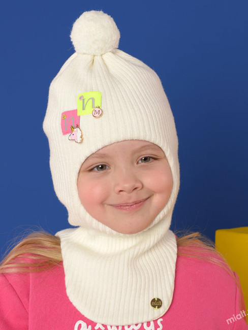 Шапка-шлем для девочки Единорожка