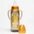 Бутылочка для кормления Gold baby классическая, с ручками, 250 мл, Золотая коллекция