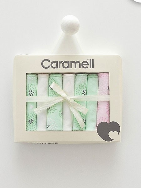 Платочки Caramell в подарочной коробке, 7 шт