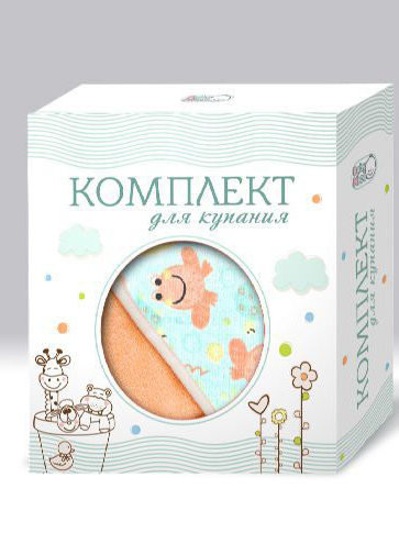 Банный комплект Baby Nice: два полотенца, рукавица Банный комплект Baby Nice: два полотенца, рукавица