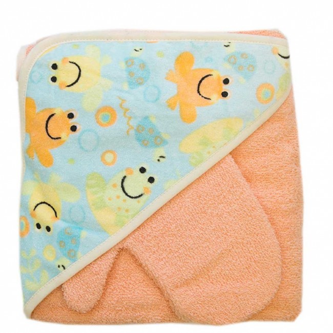 Банный комплект Baby Nice: два полотенца, рукавица