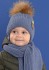 Комплект Миалт Призер: шапка, шарф бежевый