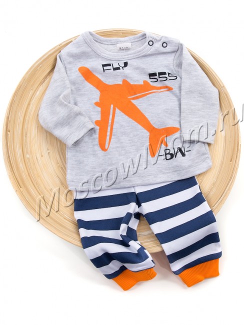 Комплект для новорожденного мальчика Самолет