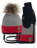 Зимняя шапка, шарф и варежки Снайпер
