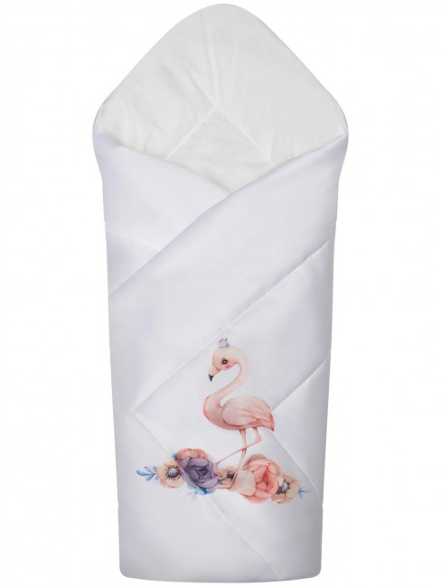 Конверт одеяло на лето и весну-осень Luxury Baby Фламинго