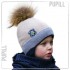 Зимняя шапка Pupill Vincent с помпоном Енот