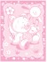 Шерстяное байковое одеяло розовое