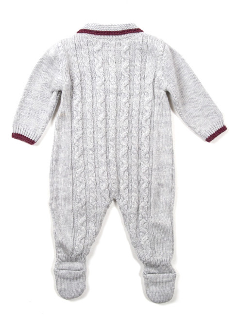 Вязаный комбинезон Baby Dola серый Вязаный комбинезон Baby Dola серый