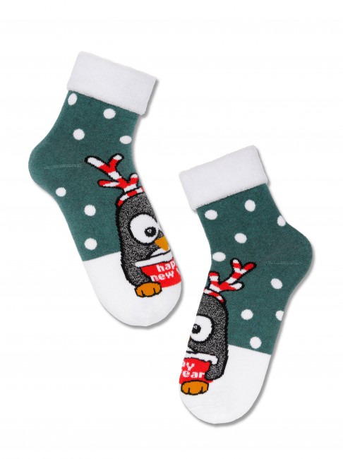 Детские новогодние носки махровые Conte Kids Детские новогодние носки махровые Conte Kids