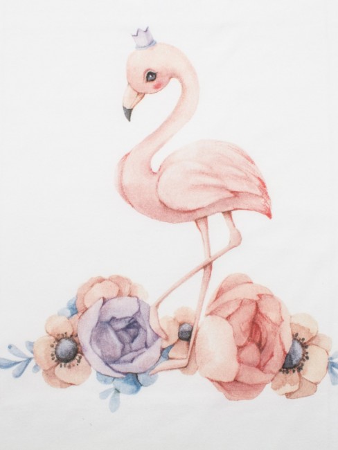 Пеленка-одеяло для девочки Фламинго