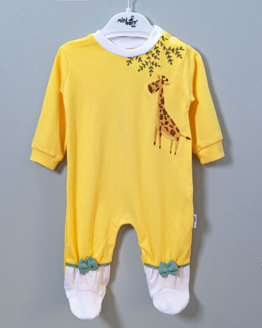 Детский комбинезон Жирафик, желтый