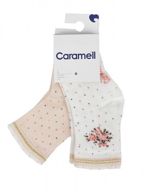 Носки для новорожденных девочек Caramell, 2 пары