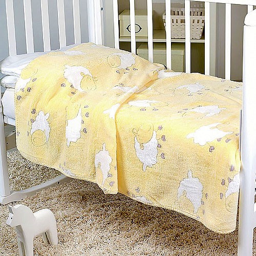 Плед плюшевый Baby Nice Овечки, микрофибра