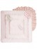 Летний конверт-одеяло с шапочкой и розовым кружевом