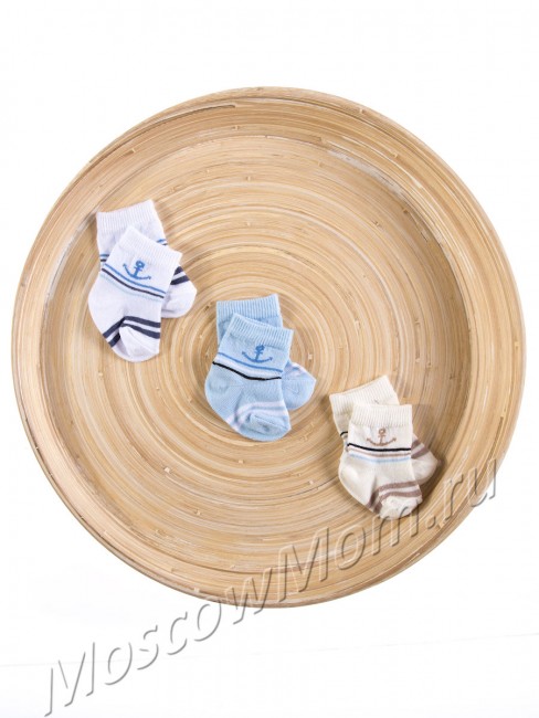 Носки для мальчика с якорями