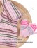 Вязаный детский шарф с шерстью для девочки