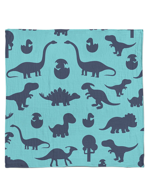 Муслиновые пеленки 2 шт. Adam Stork Dino World