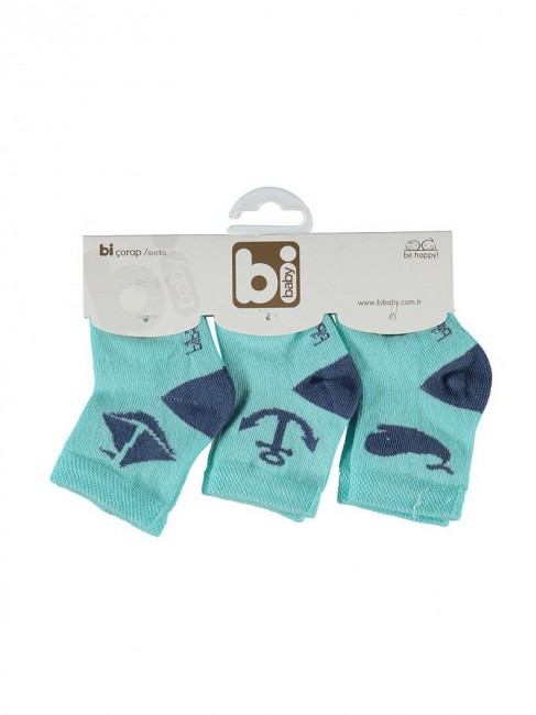 Носки для новорожденного малыша BiBaby, 3 пары