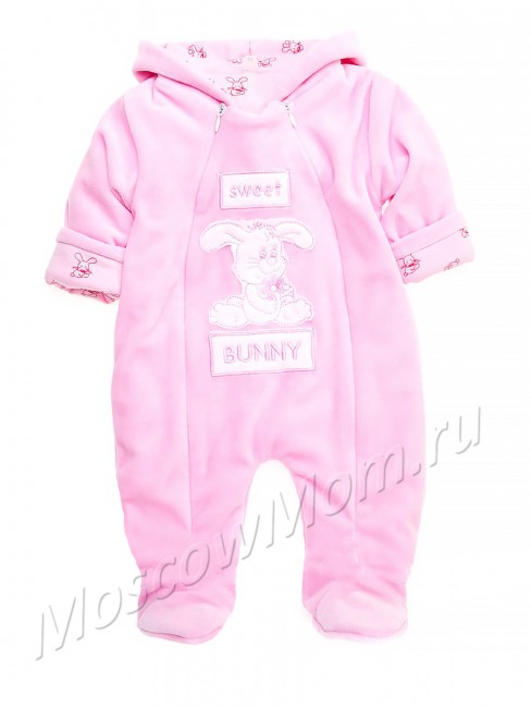 Утепленный комбинезон Banny розовый Утепленный комбинезон Banny розовый